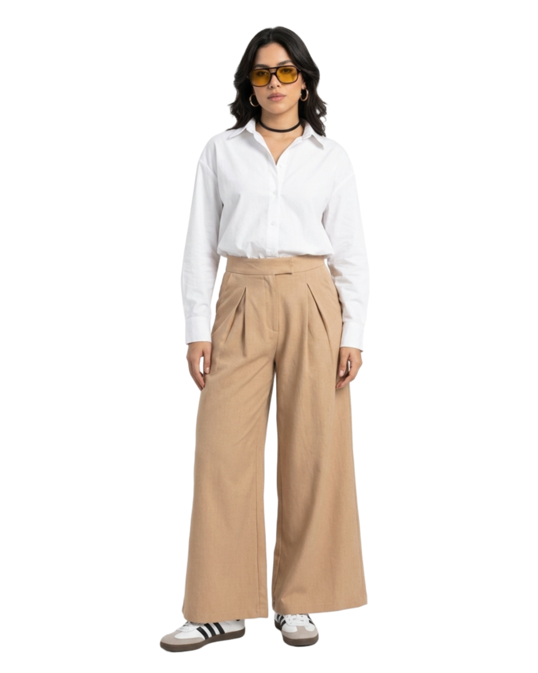 Alfaiataria Pantalona Beige  - tam (40)