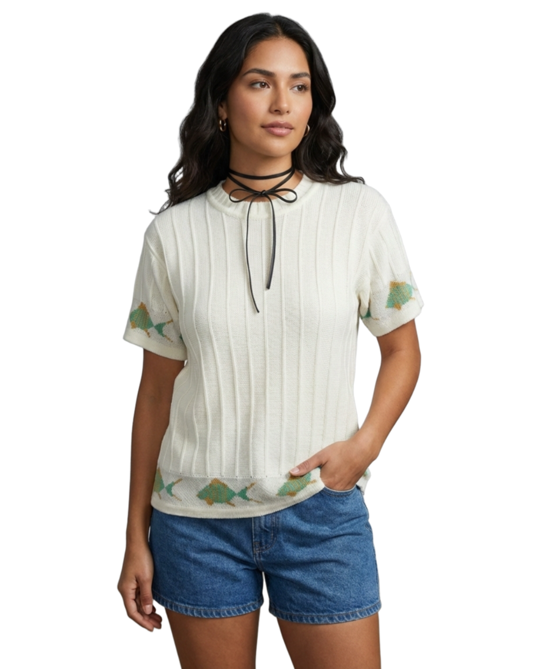 Camiseta Tricô summer - tam (G)