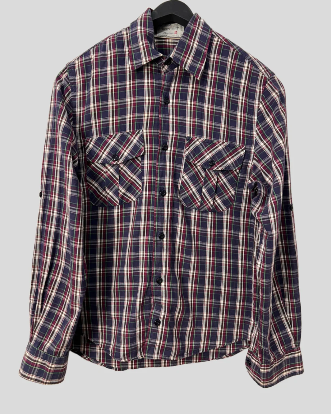 Camisa Oversized Angelo L Xadrez — tam P