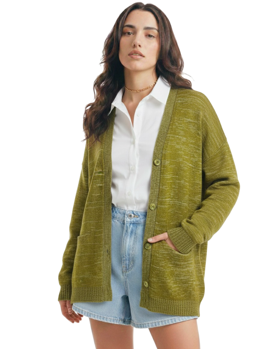 Cardigan Green - tam (M)