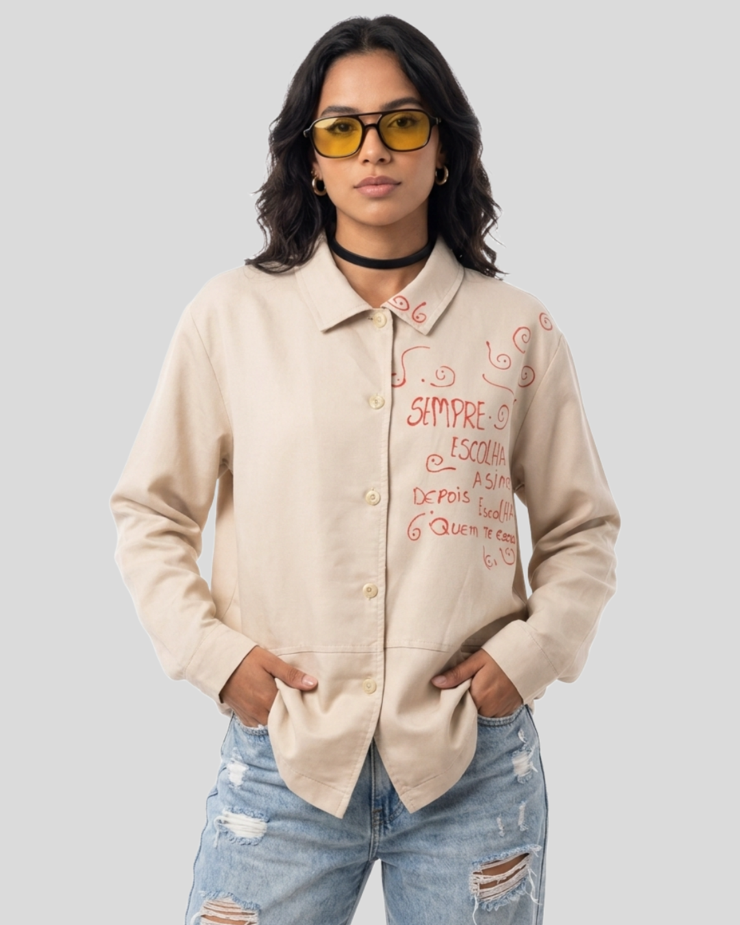 Camisa Estilizada Escolha a Si — tam G