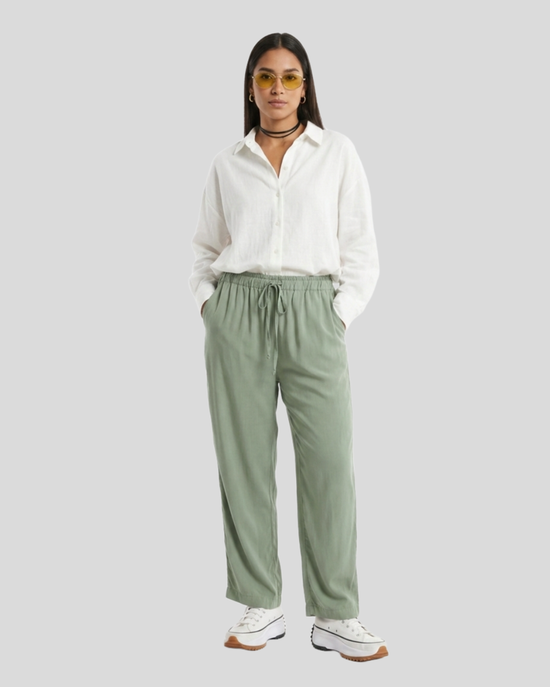 Calça Confy Verde - tam 42