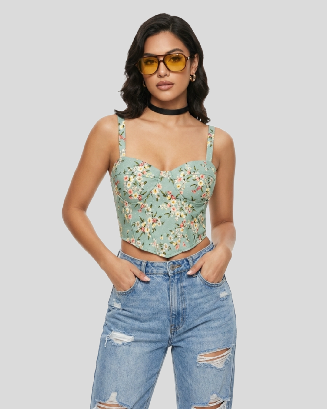Corset Flores —  tam M