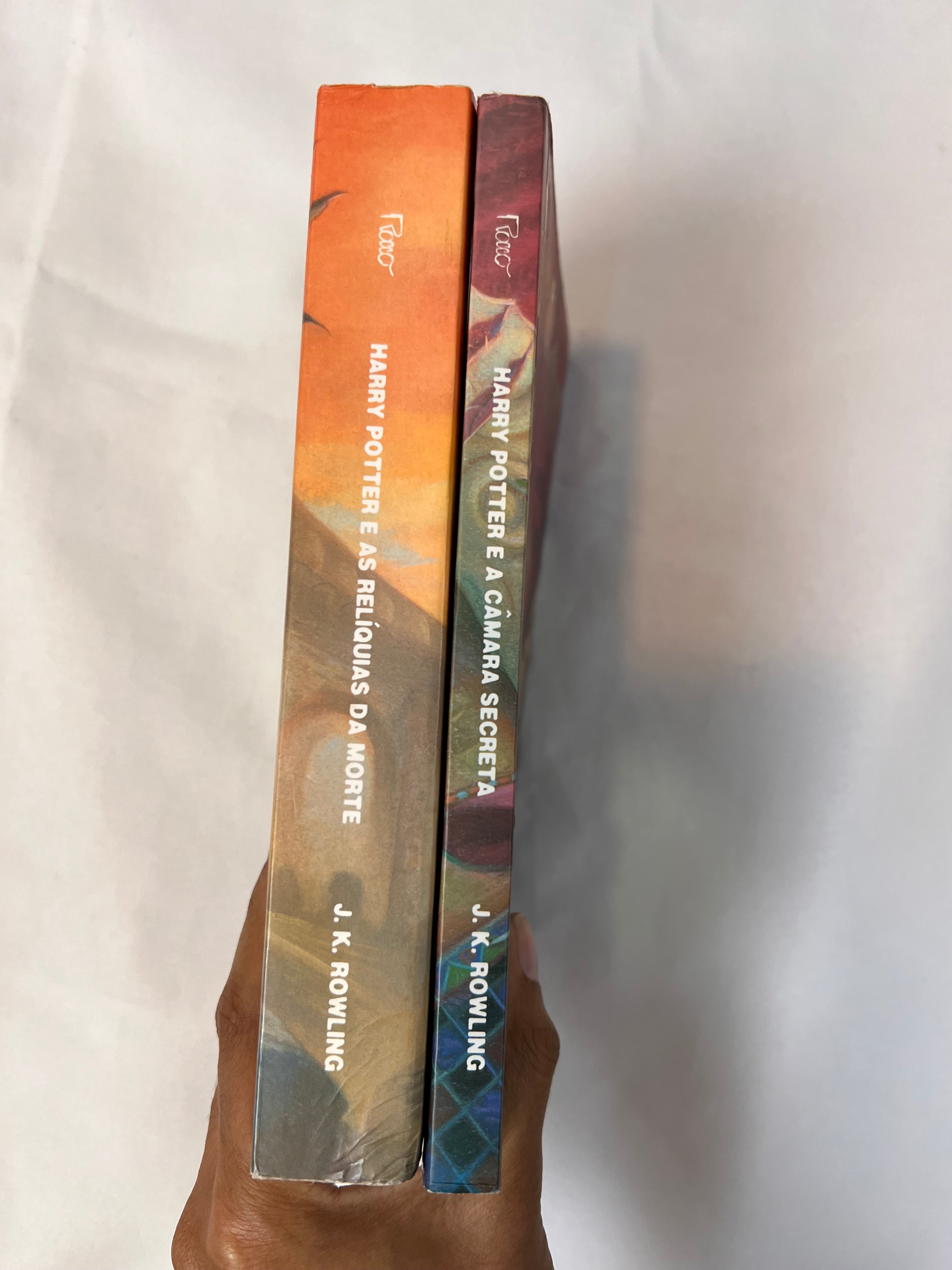 Kit 2 Livros: Harry Potter e a Câmara Secreta & Relíquias da Morte (Ed 2000's)