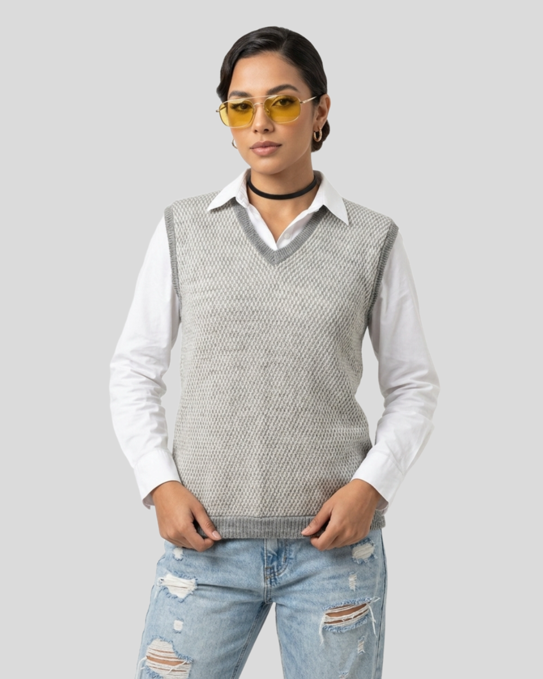 Pullover Cinza —  tam M