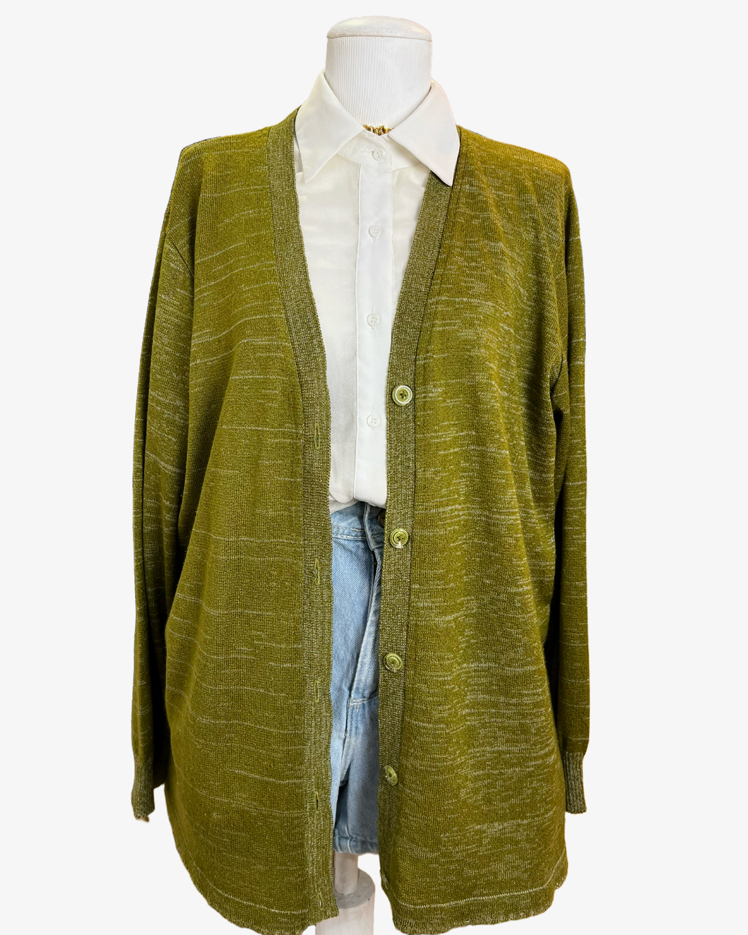 Cardigan Green - tam (M)