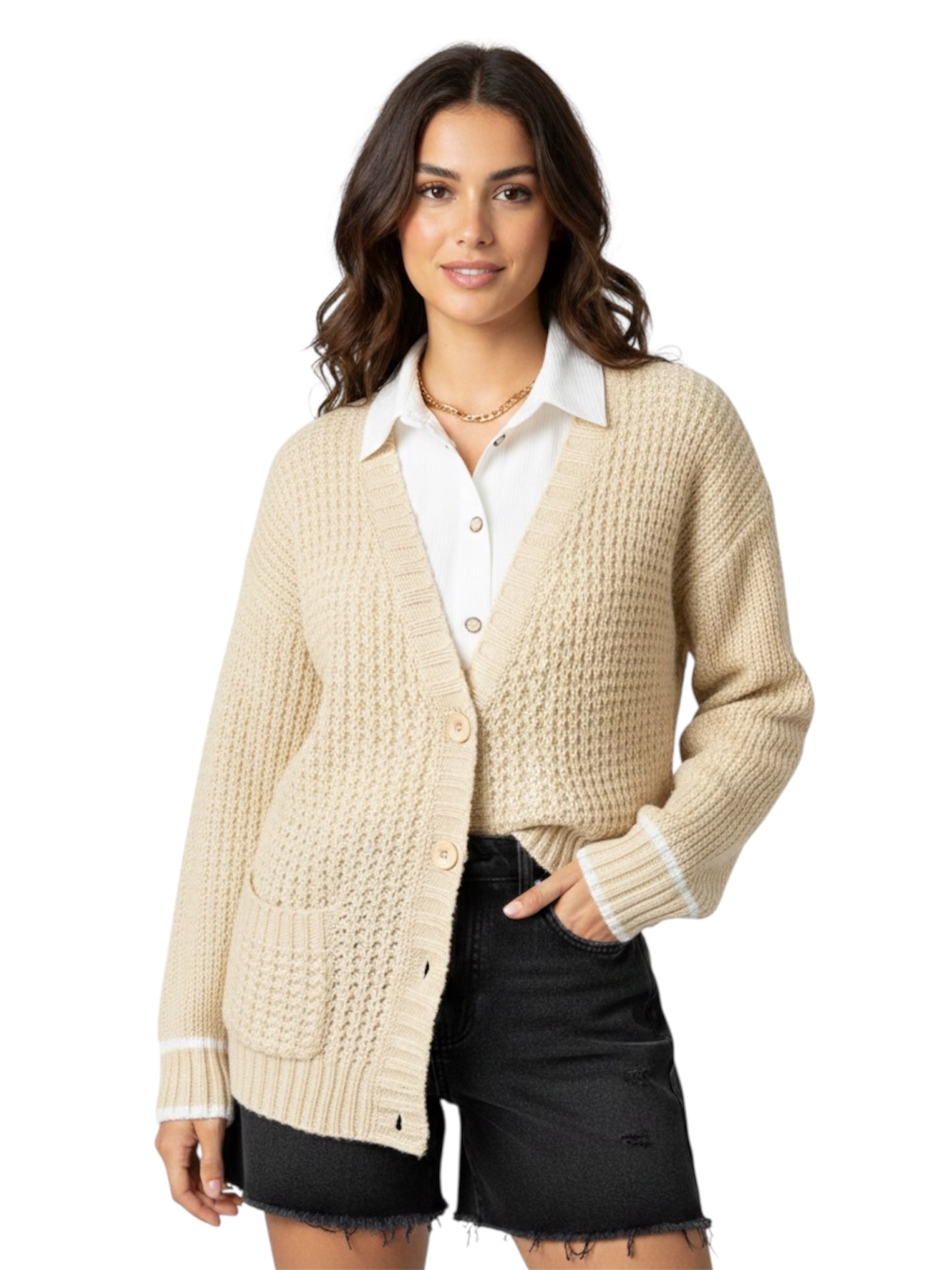 Cardigan lã - tam (P)