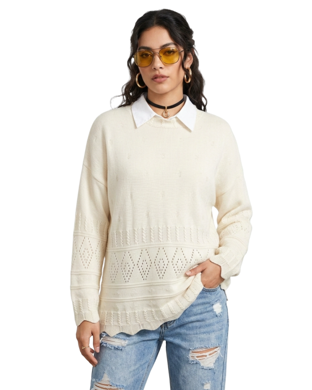 Tricô Vintage - tam (G\GG)