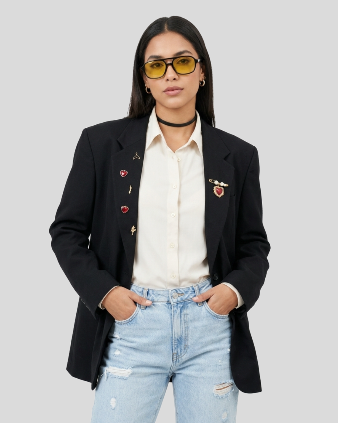 Blazer Oversized Estilizado Wytcher — tam G
