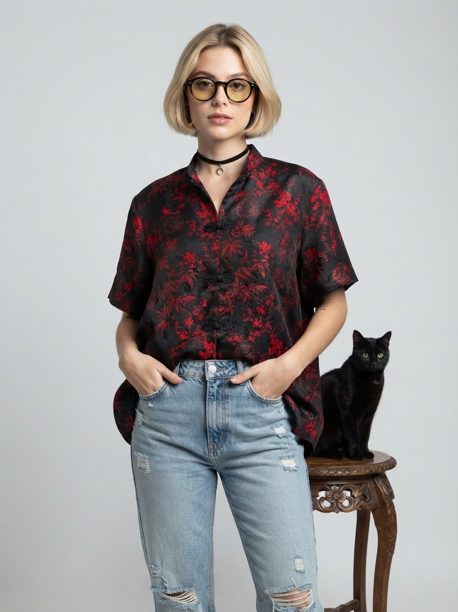 Camisa Mei Fu — tam G