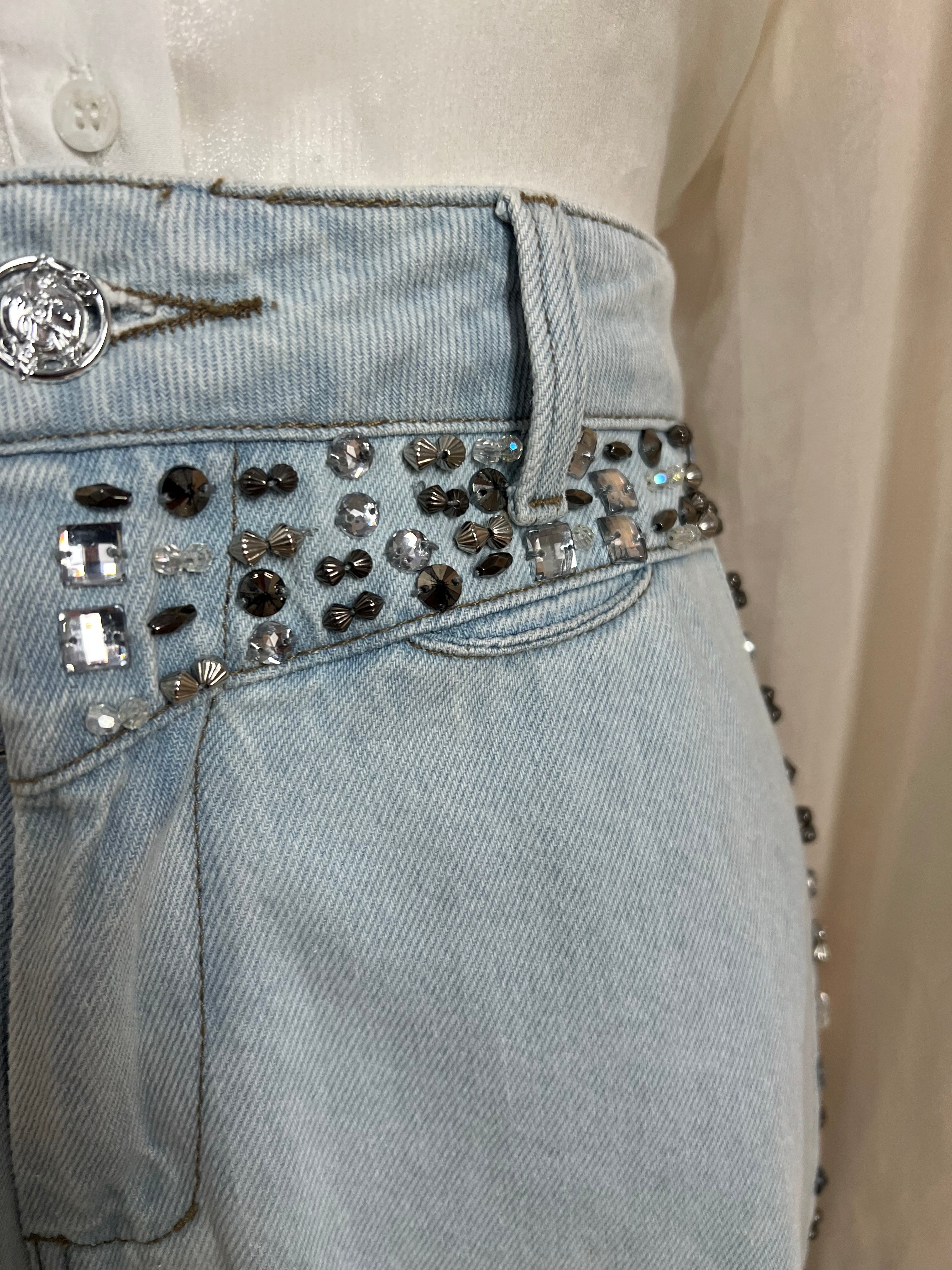 Calça Strass - tam (40)