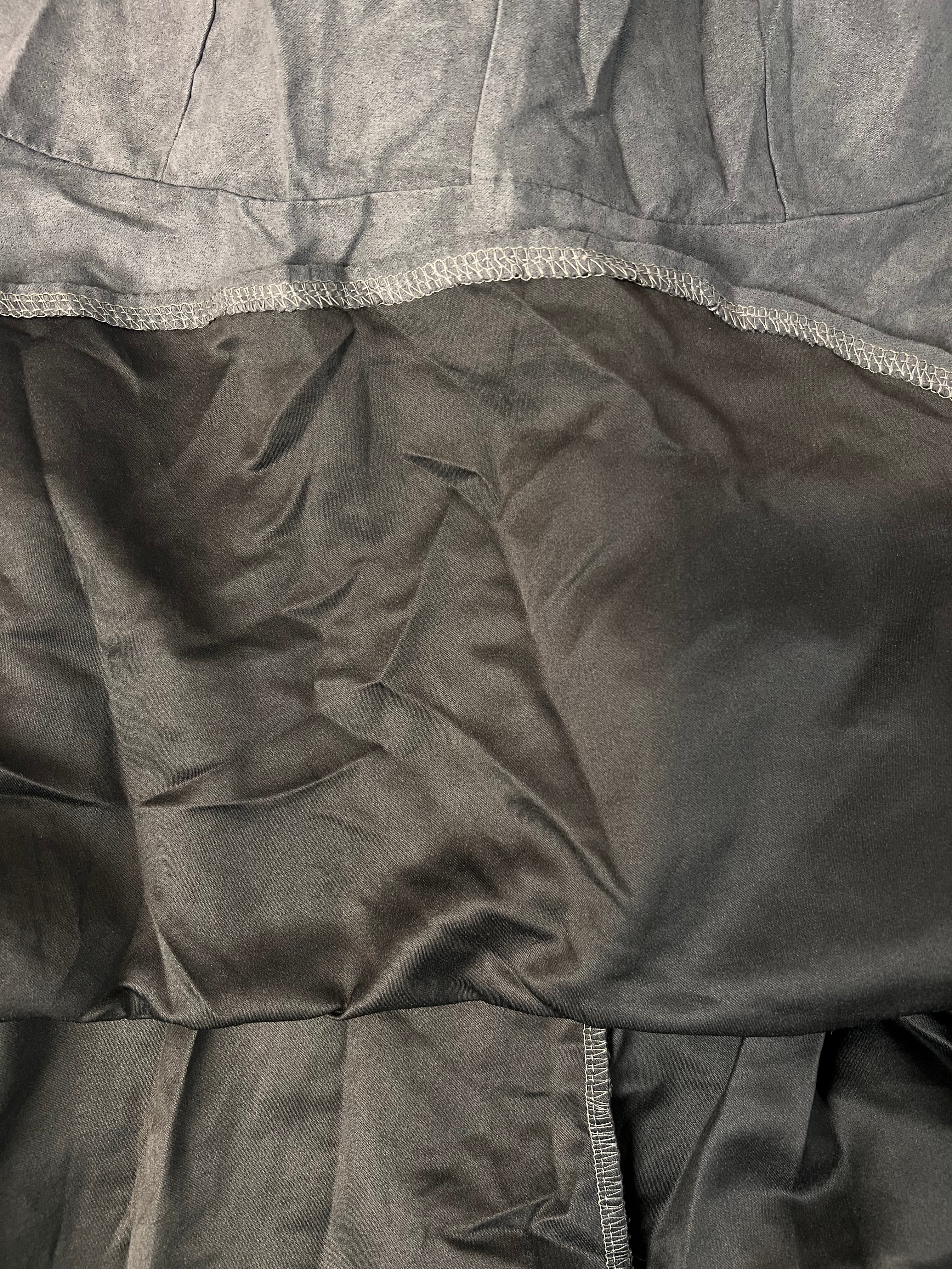 Vestido Gola Cinza -  tam (P)