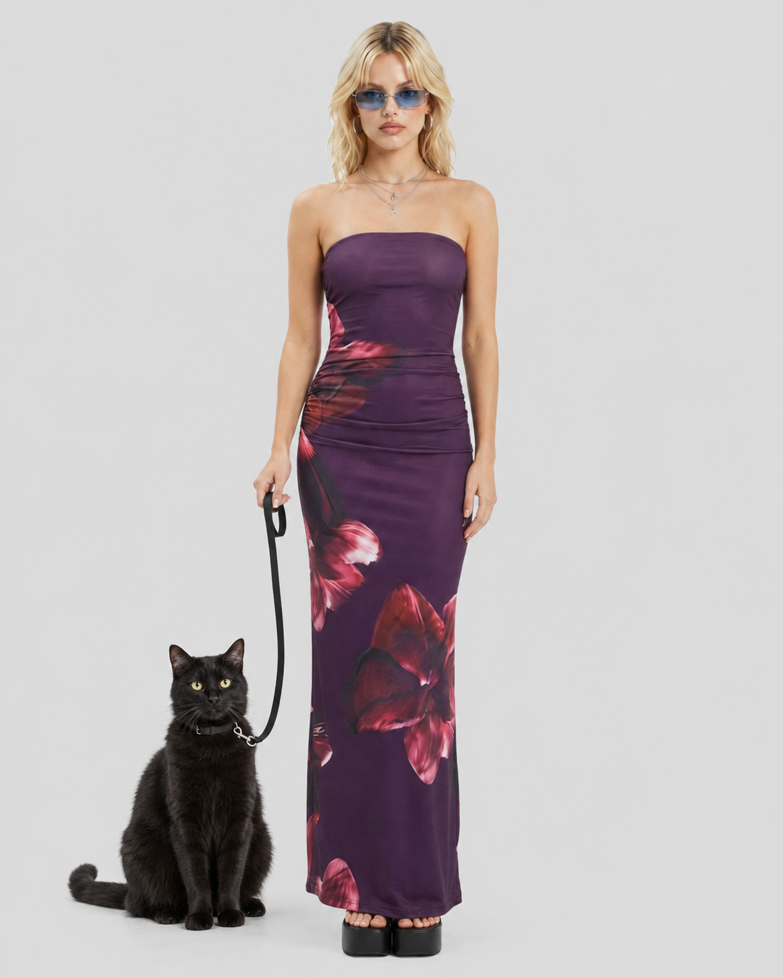 Vestido Longo Lilás — tam M