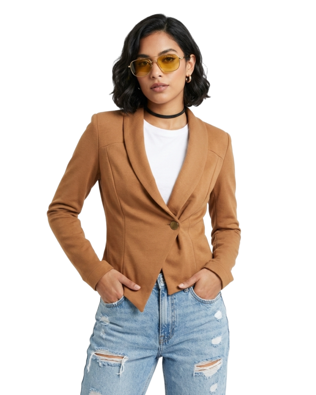 Blazer Karen Stein  Nude - tam (P)