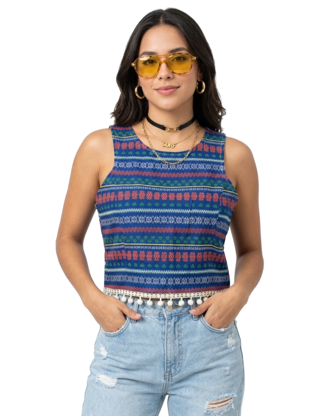 Regata Emi azul - tam (M)
