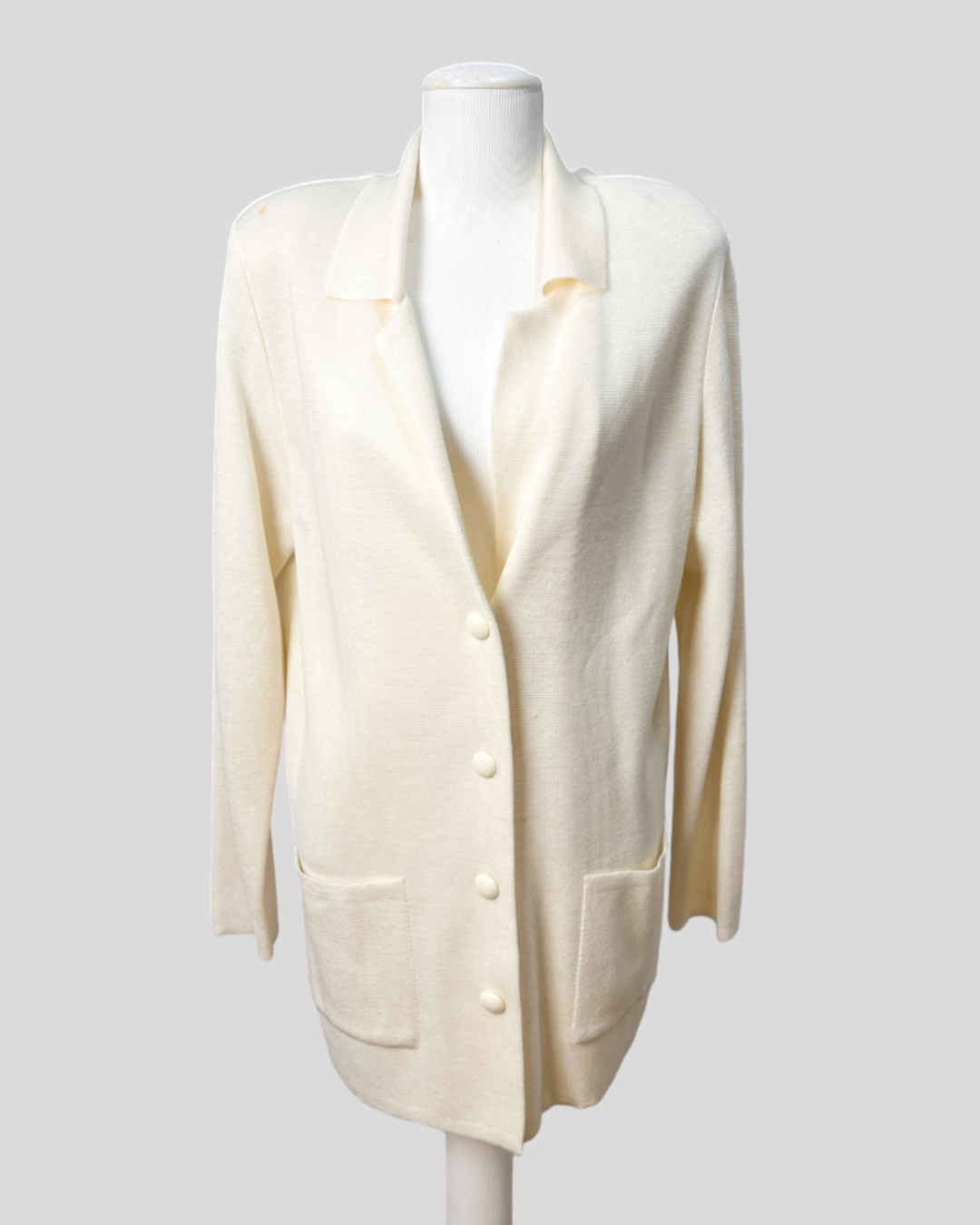 Cardigan OffWhite Vintage — tam G
