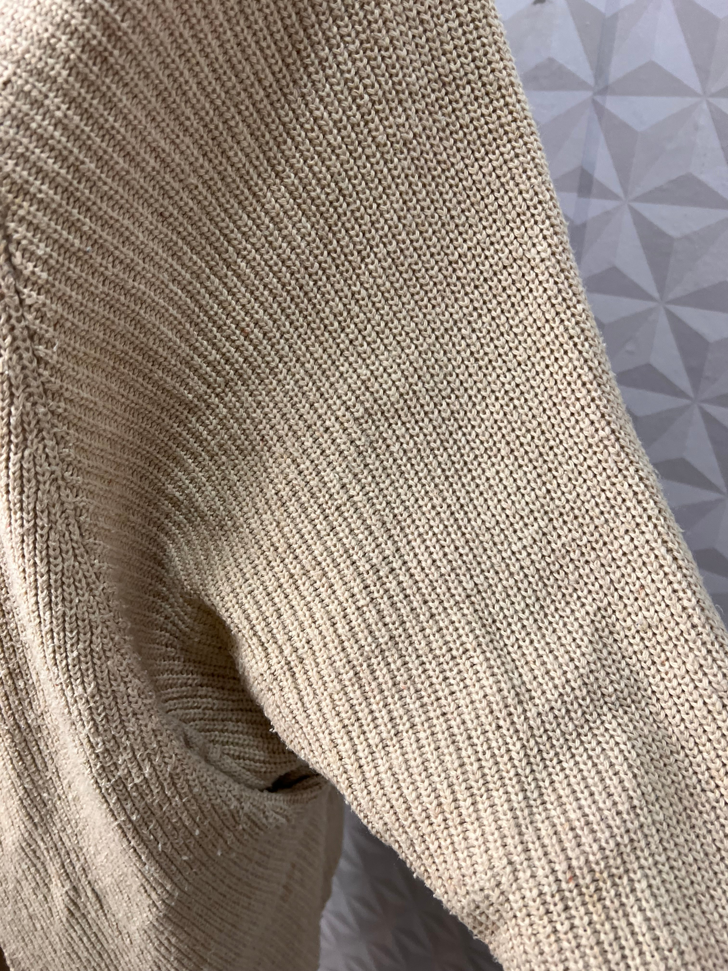 Cardigan Oversized Nude — tam M\G