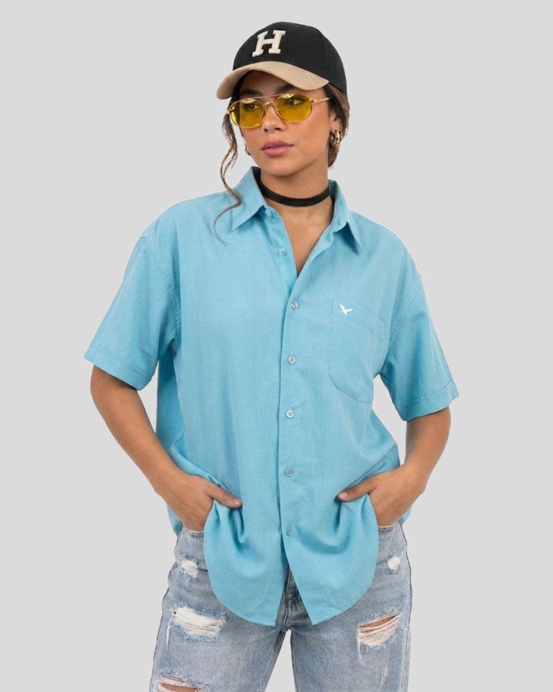 Camisa Oversized  Content —  tam P