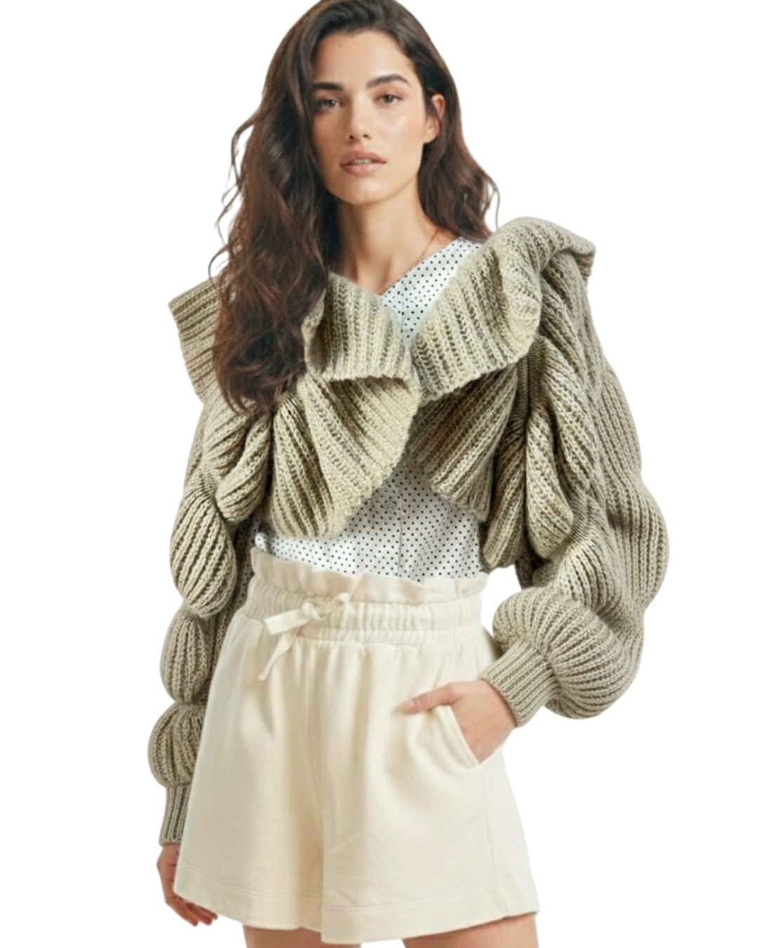 Cardigan Cropped - tam (P)