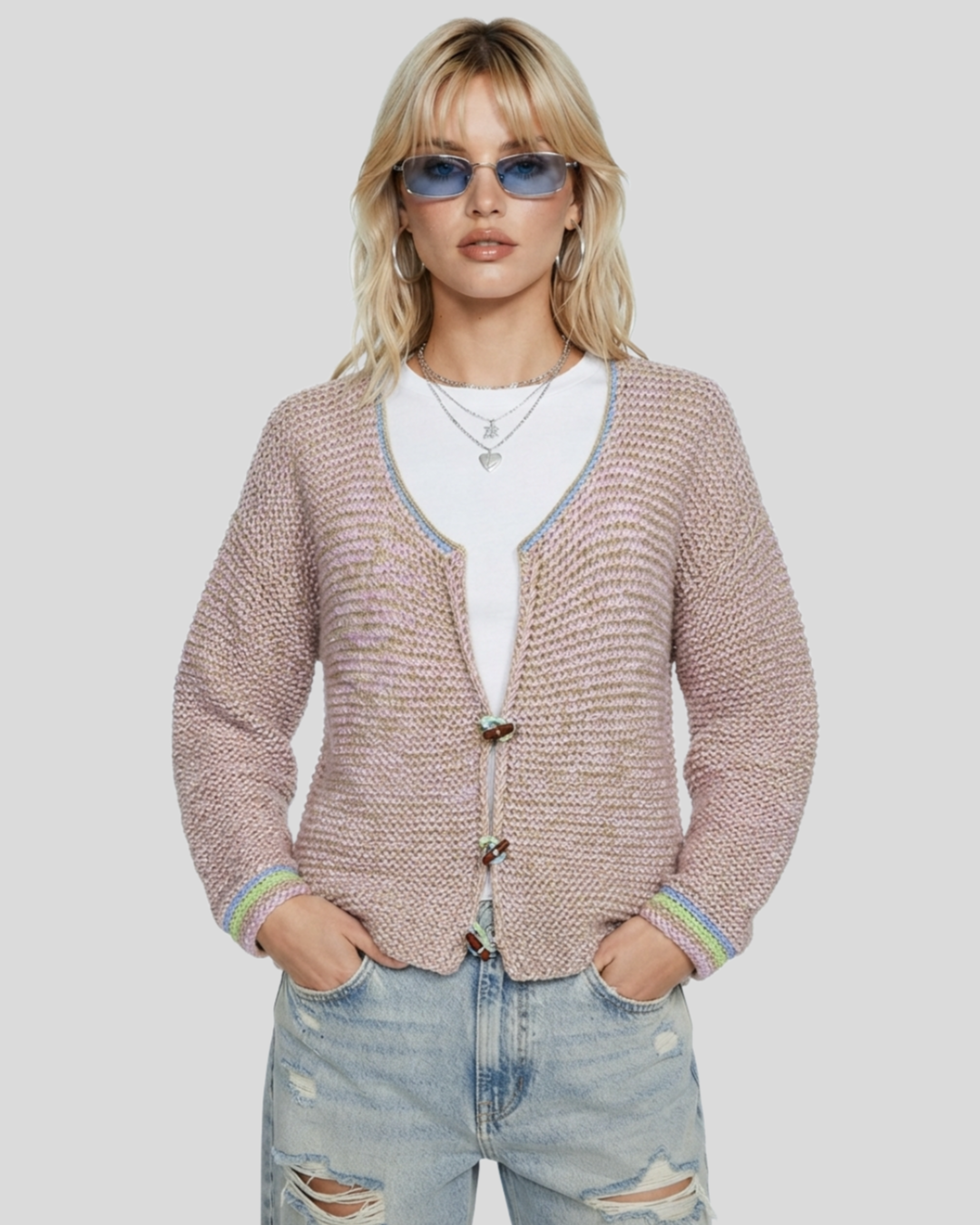 Cardigan Lilás —  tam M
