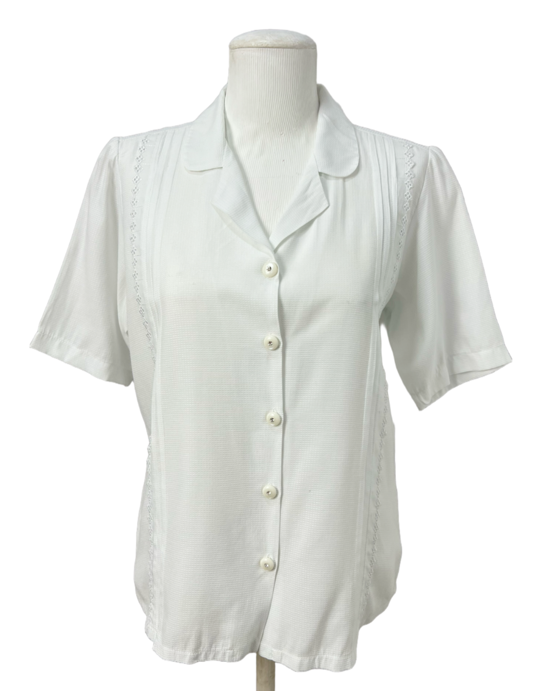 Camisa Cropped Bordada - tam (G)