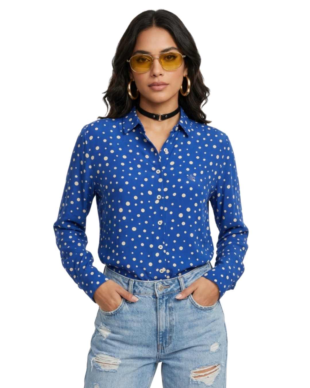 Camisa Dudalina Seda - tam (P)