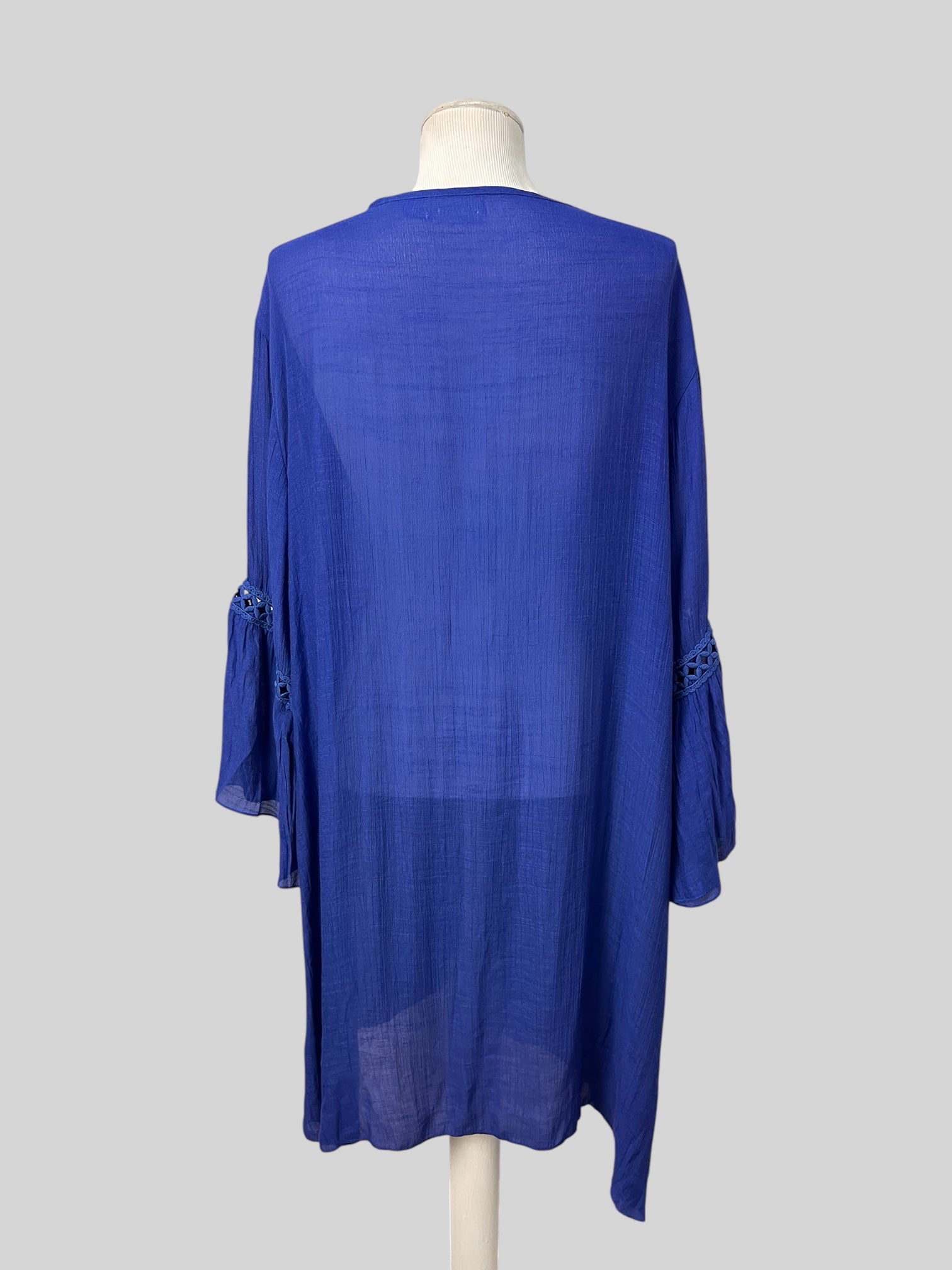 Vestido de Praia Blue - tam GG