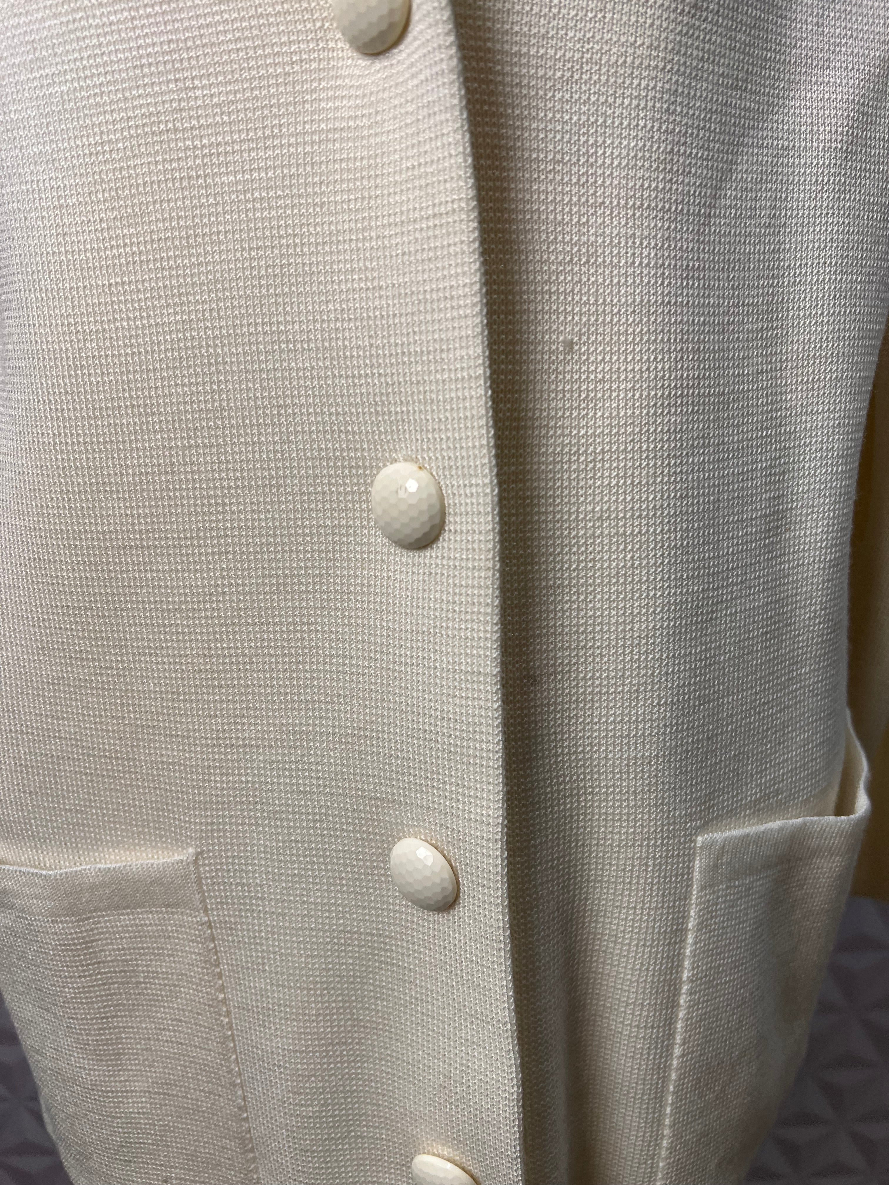 Cardigan OffWhite Vintage — tam G