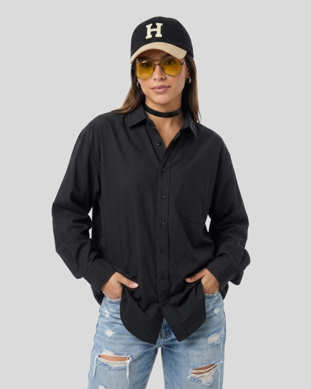 Camisa Oversized  John Vicent  —  tam P