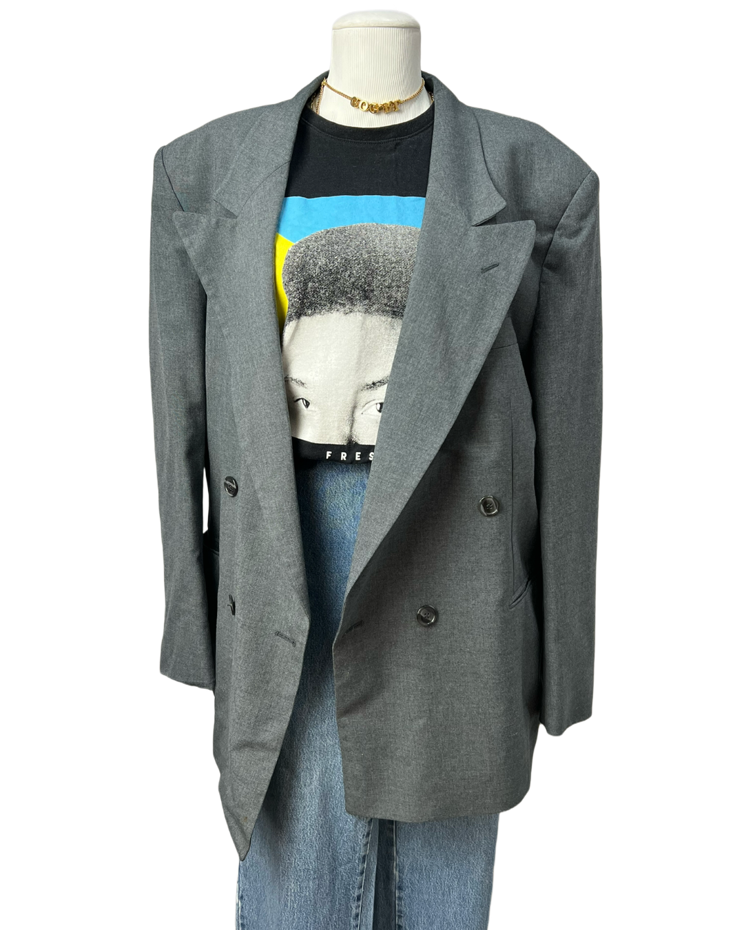 Blazer Cinza - tam (GG)