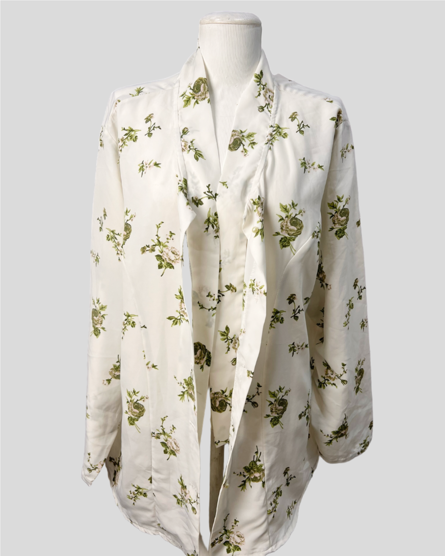Camisa\Kimono Oversized Flores  — tam M