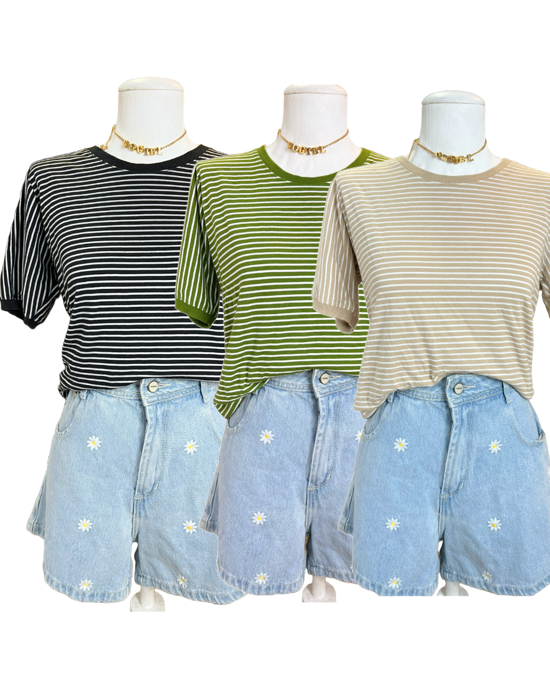 Kit Camisetas Risca - tam (G)