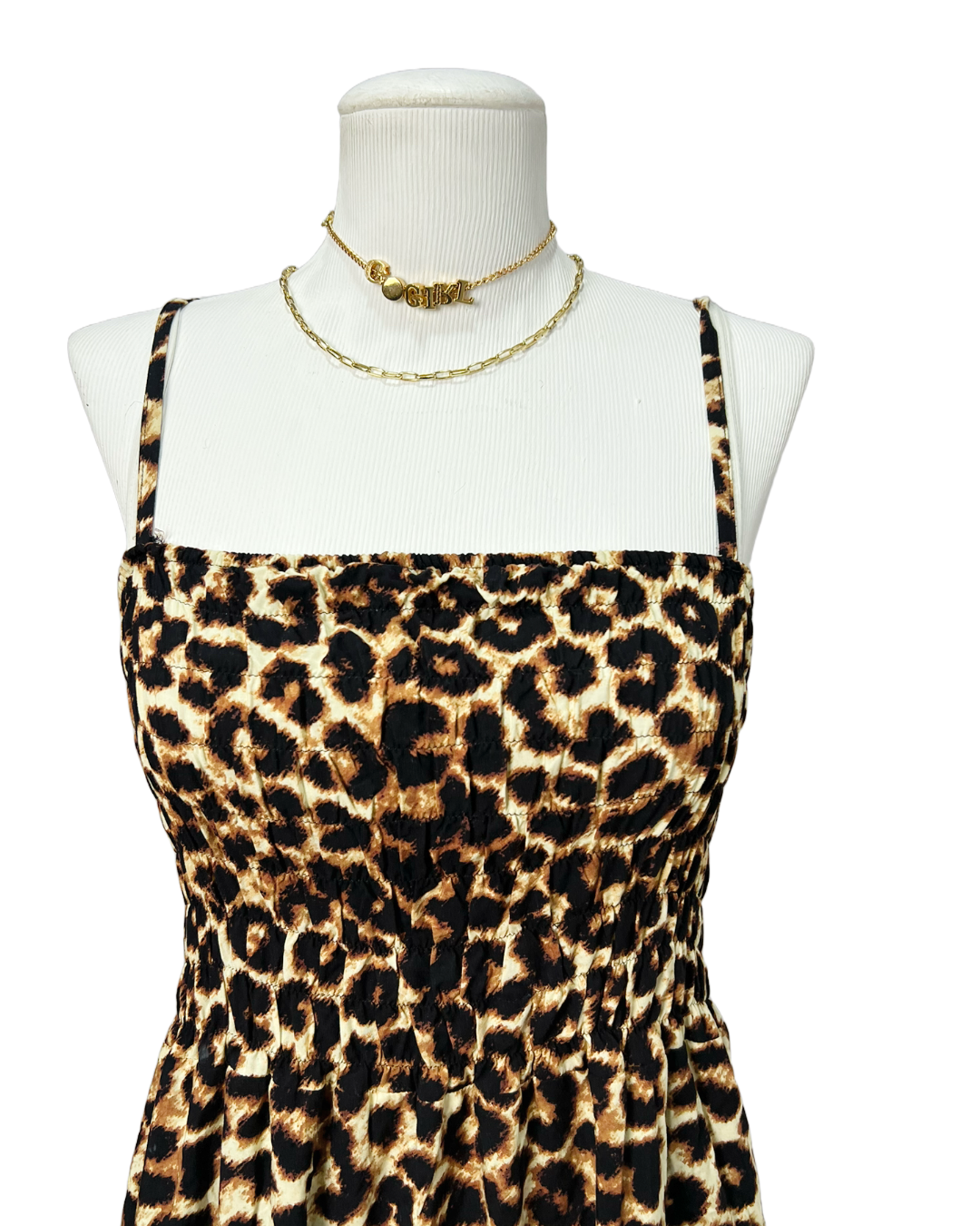Vestido Longo Animal - tam (M)