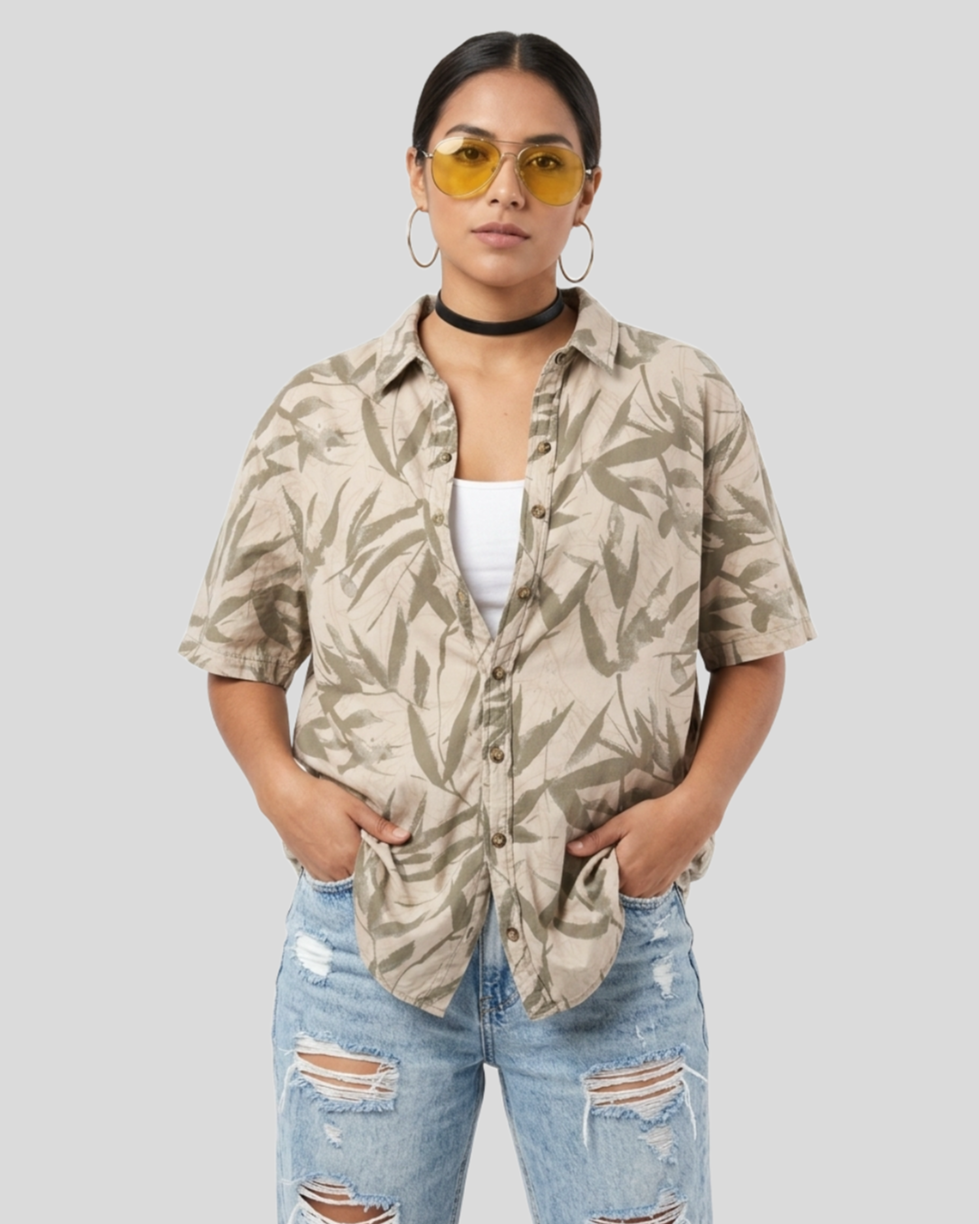Camisa Oversized Resort — tam G