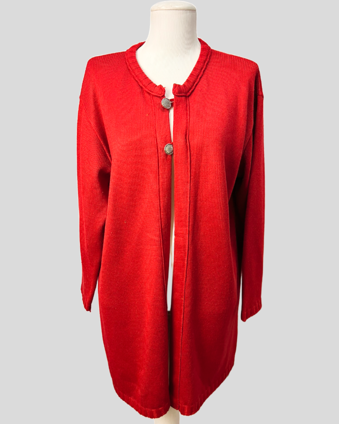 Cardigan Red Vintage — tam G