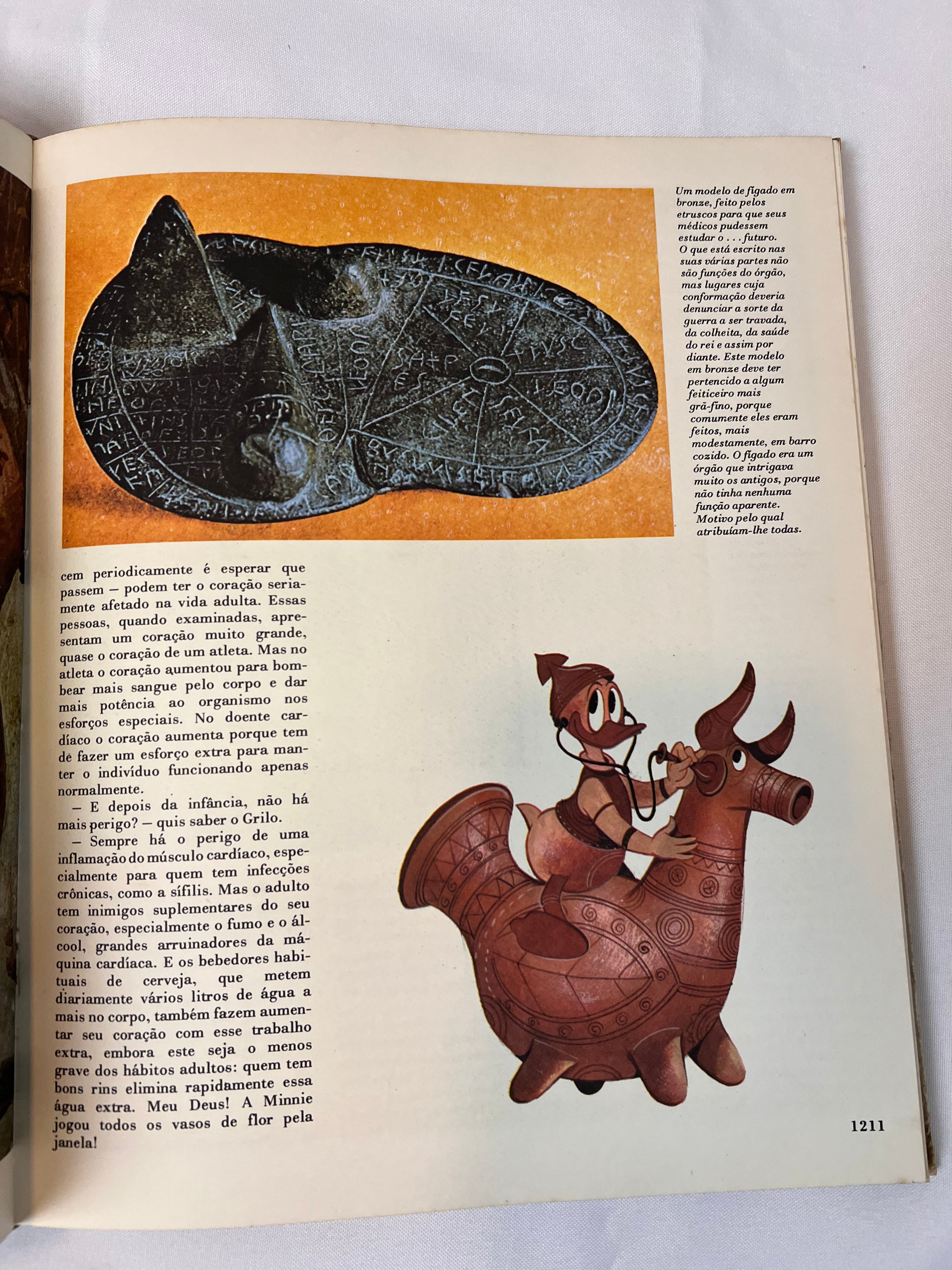 Livro Vintage Enciclopédia Disney 1972 (N6)