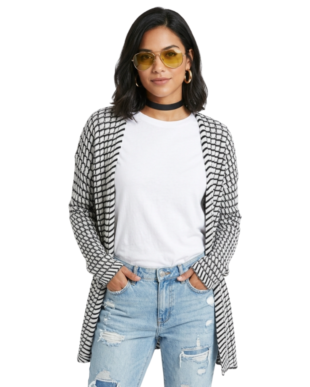 Cardigan Linha - tam (M)