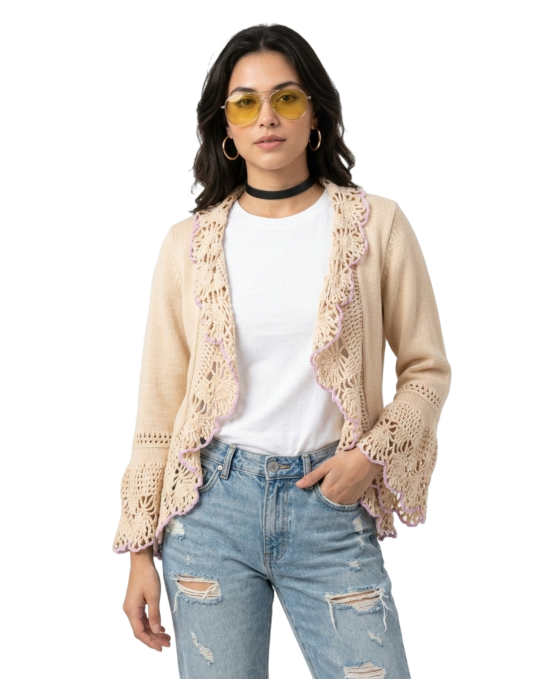 Cardigan Tricô - tam (P)