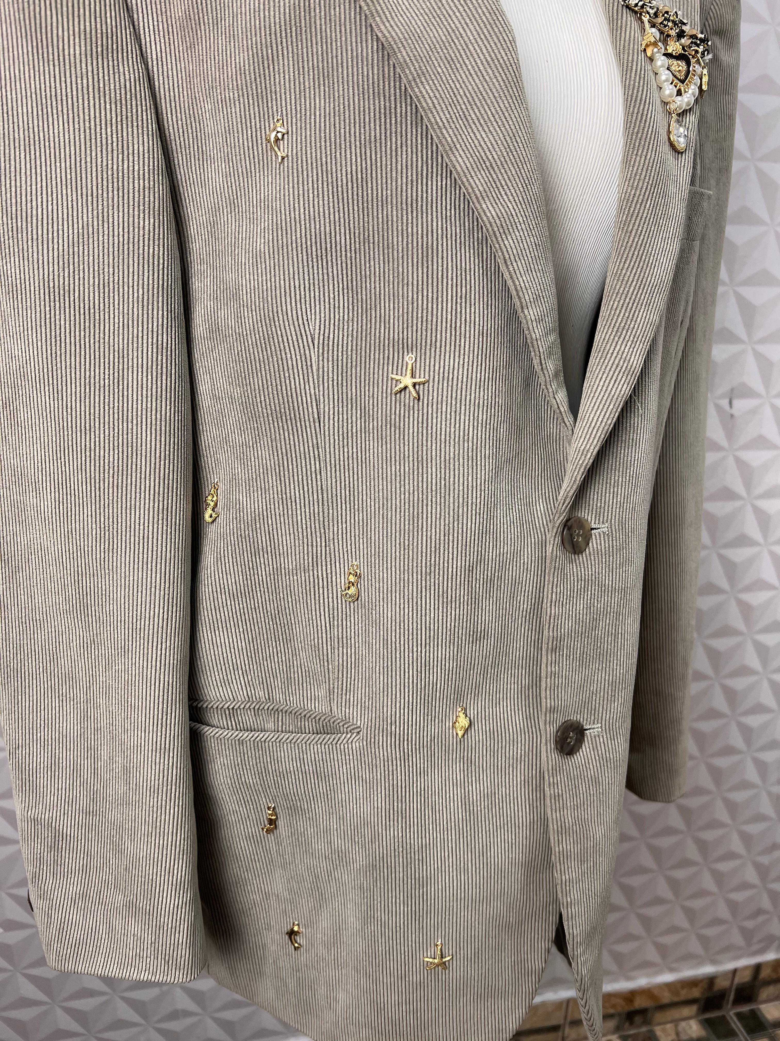 Blazer Oversized Estiliado Fatto — tam G