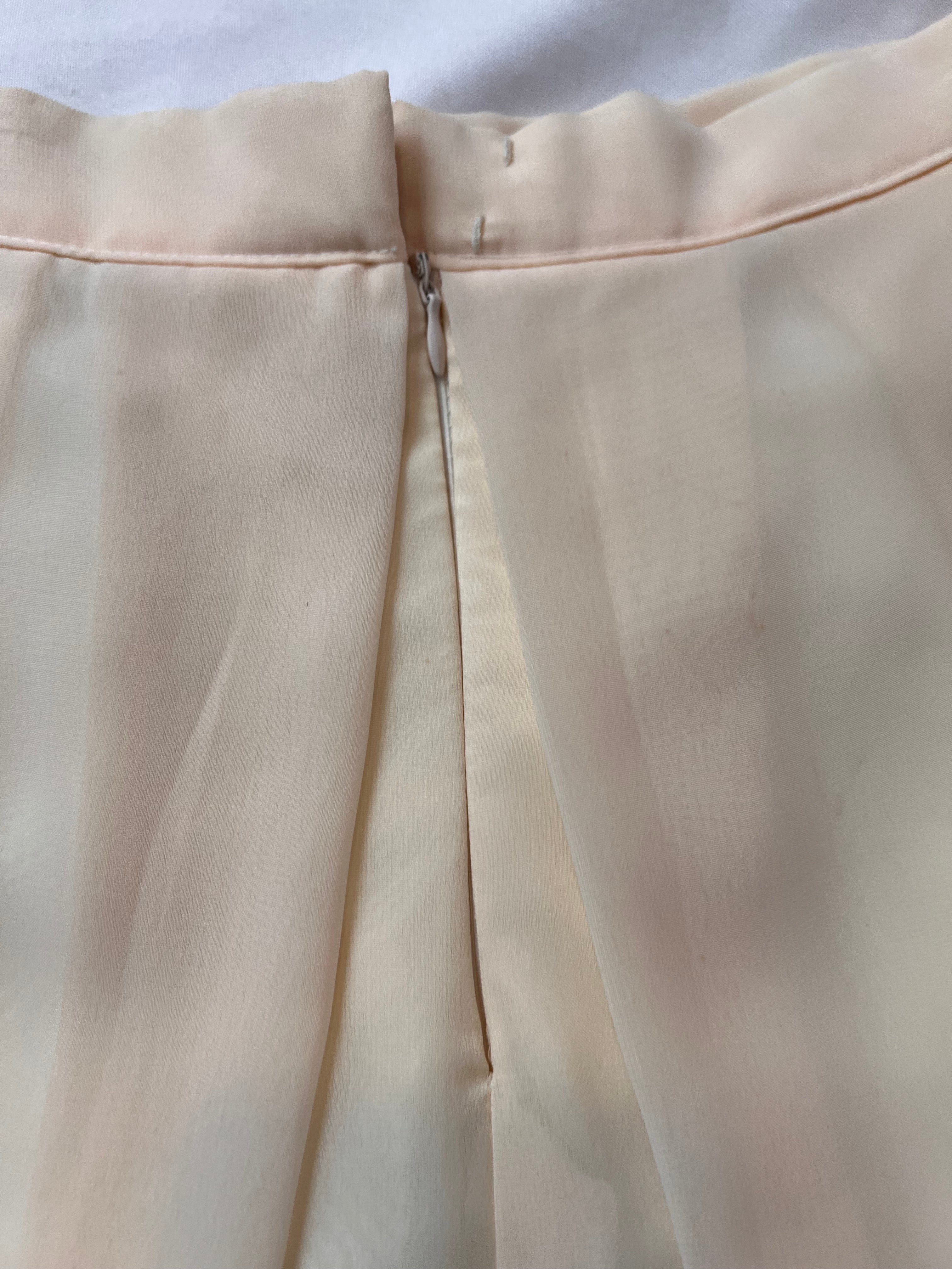 Saia Plissada Nude —  tam P\36