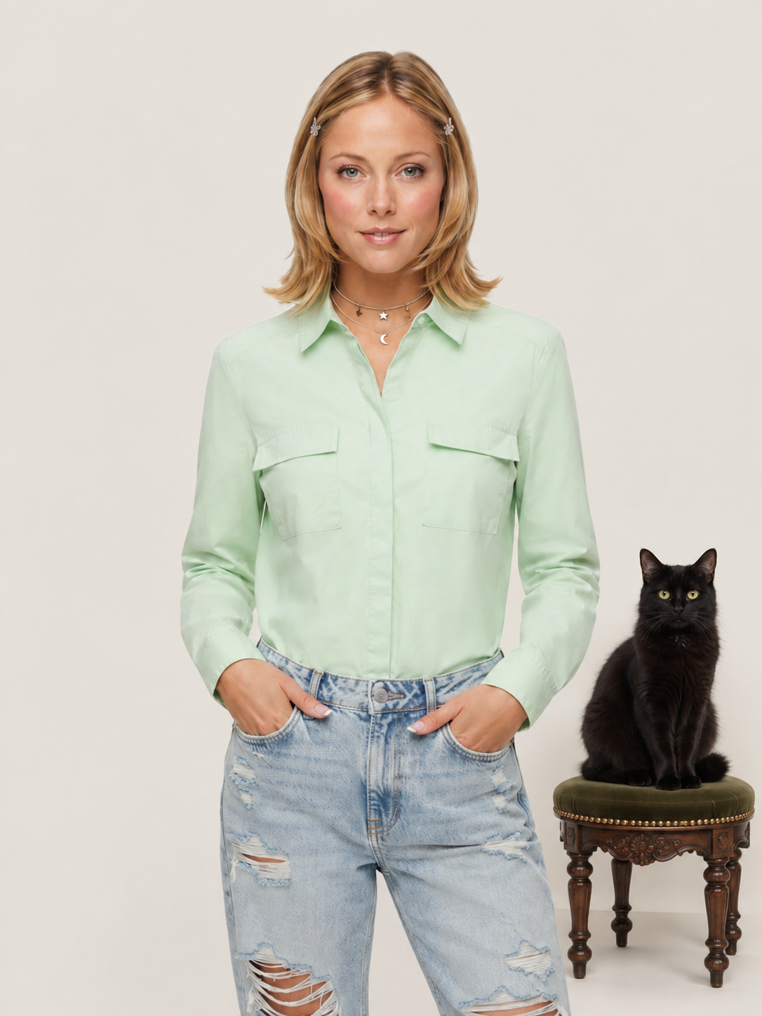 Camisa Jennifer and Grace   — tam P