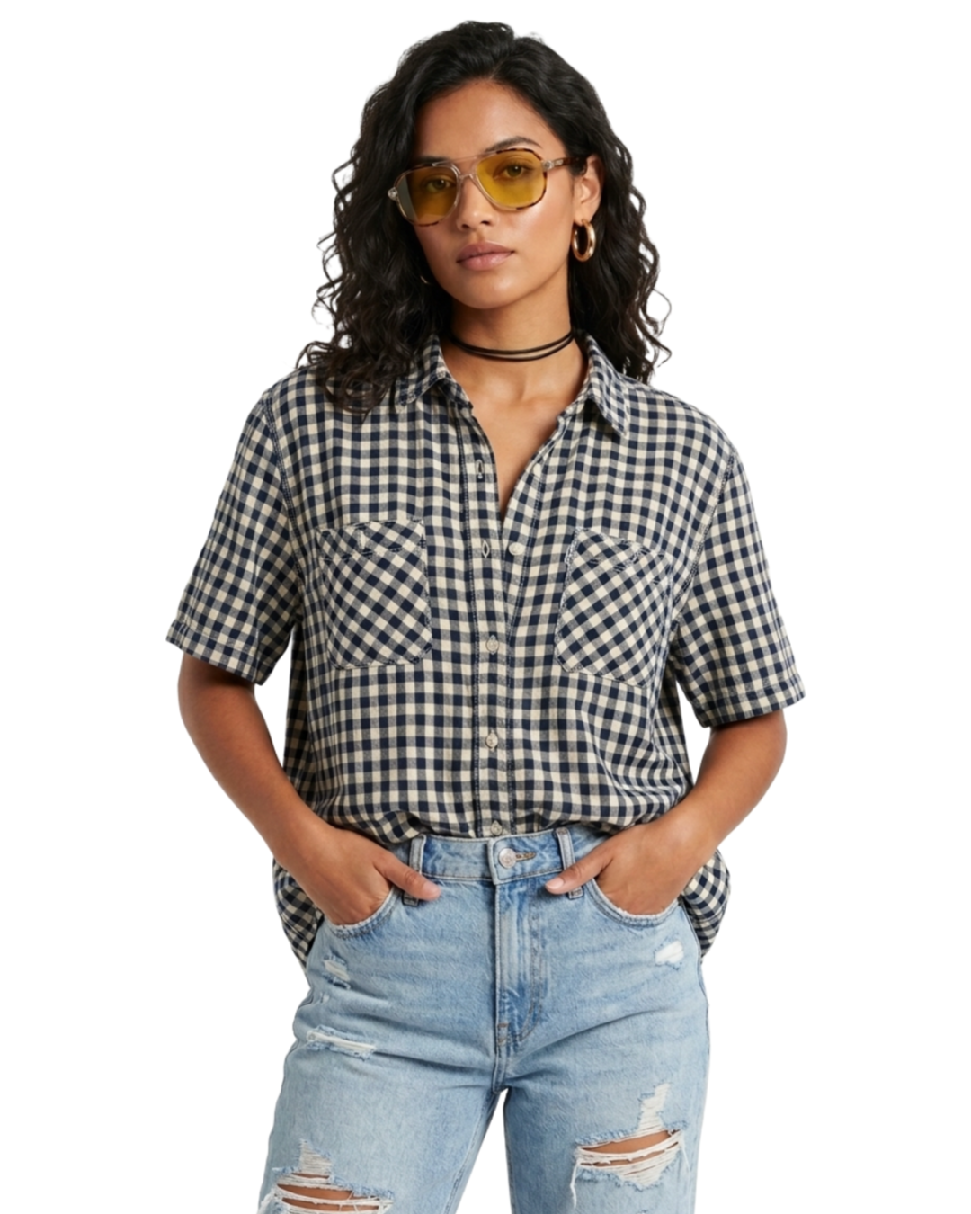 Camisa Oversized Levis Azul - tam (M)