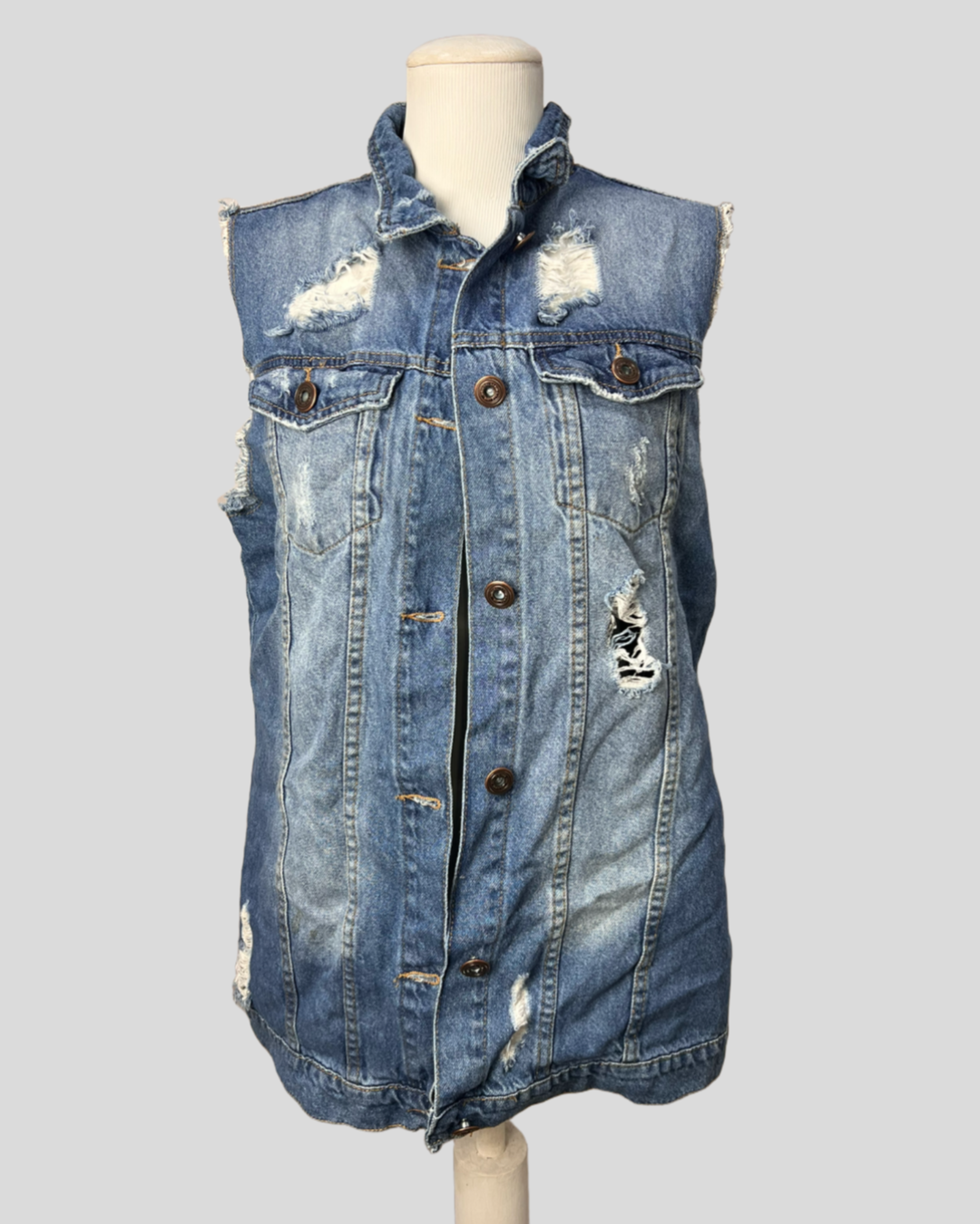 Colete Jeans Marisa — tam M