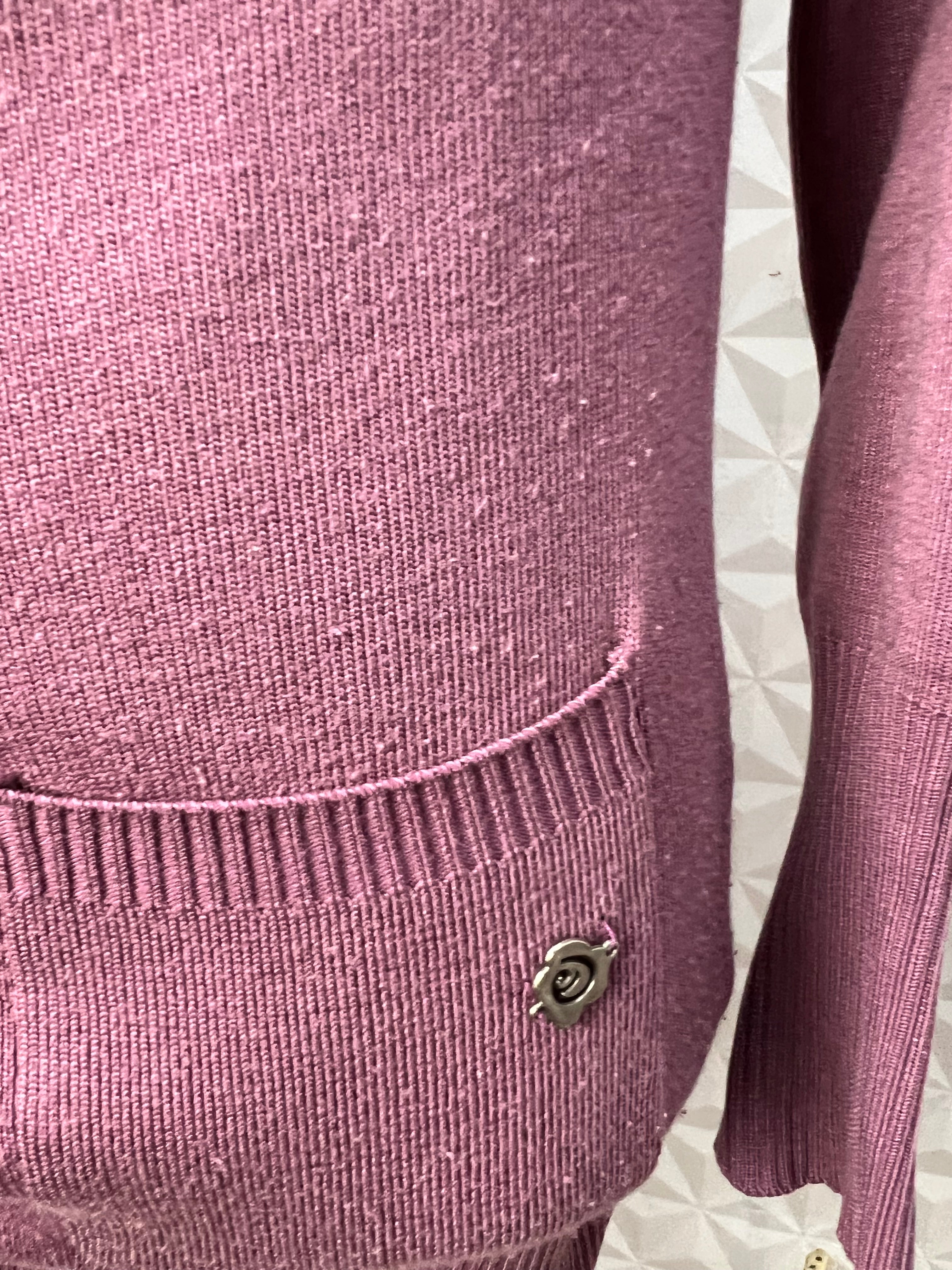 Cardigan Alongado Blue — tam P