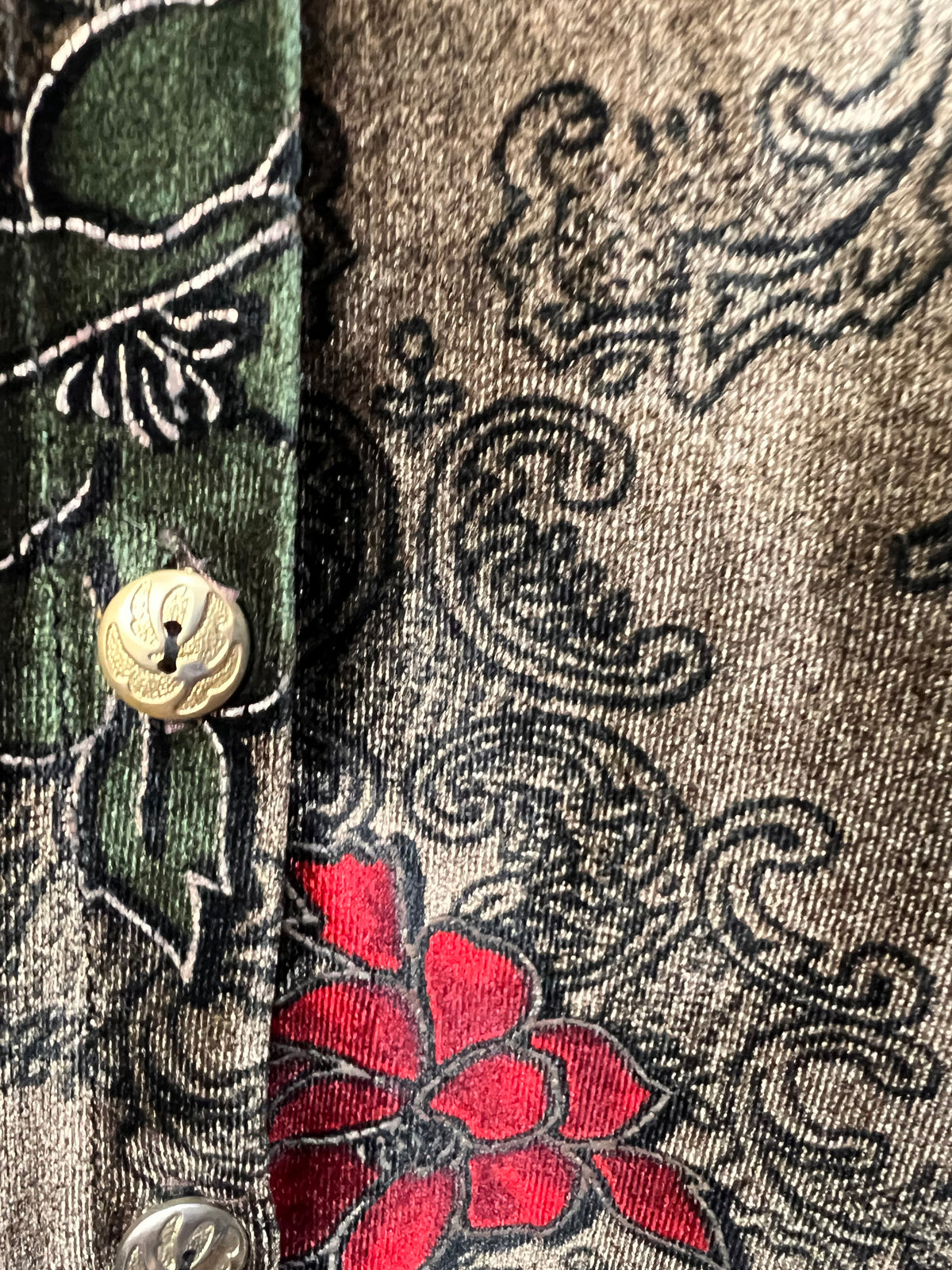 Camisa Vintage Veludo — tam G
