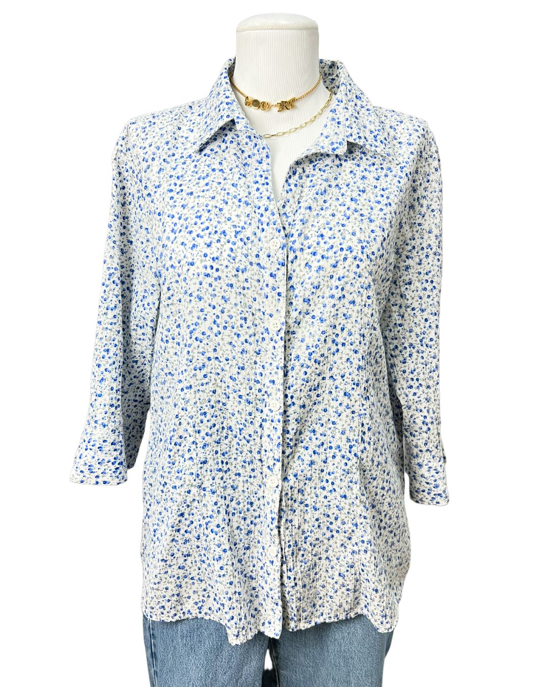 Camisa Flores - tam (G)