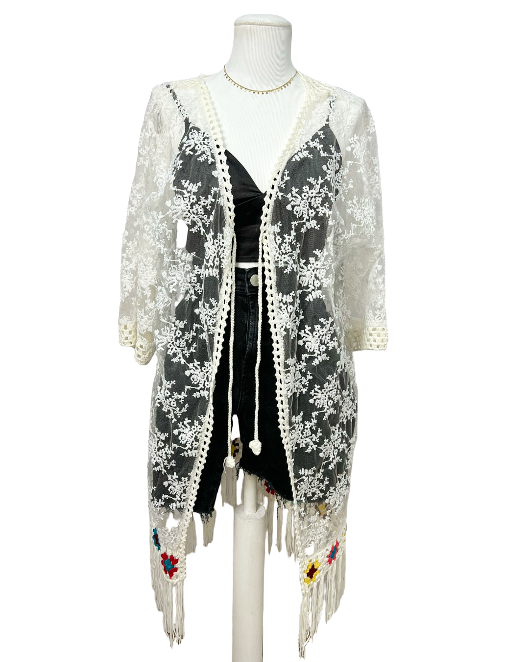Vestido\Kimono Boho - tam (G)