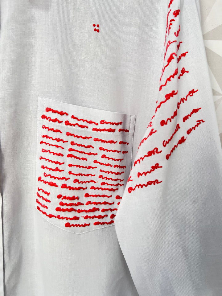 Camisa Estilizada amor - tam (G)