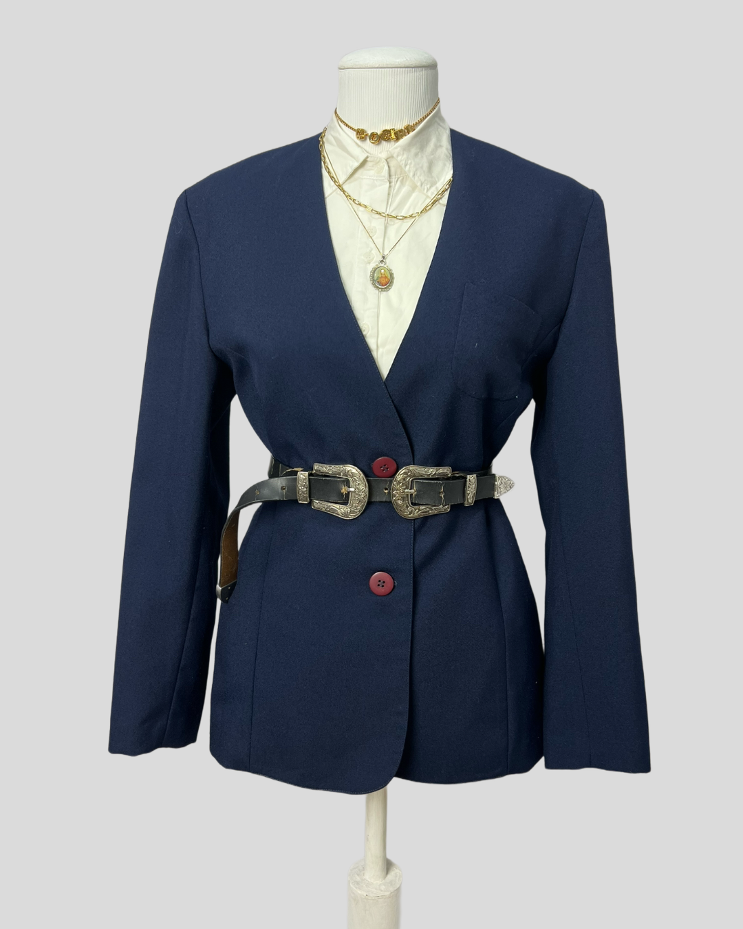 Blazer Marinho Vintage - tam (P)