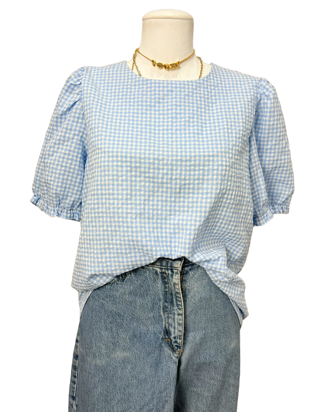 Top azul - tam (G)